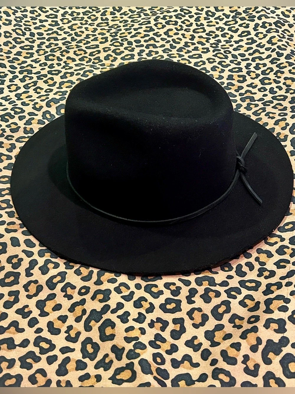 NWT BRIXTON Wesley Fedora Hat Wool Felt Black XS